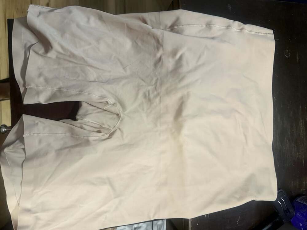 Skinnygirl Smoothers & Shapers Beige Control Thigh Shaper Shorts Size Large